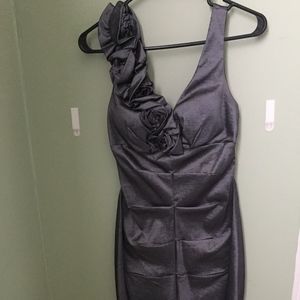 Gray Cocktail Dress